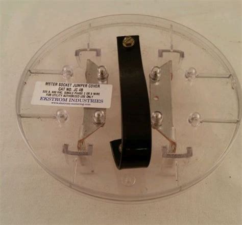 electrical meter box jumber blades|Meter Socket Jumper Covers .